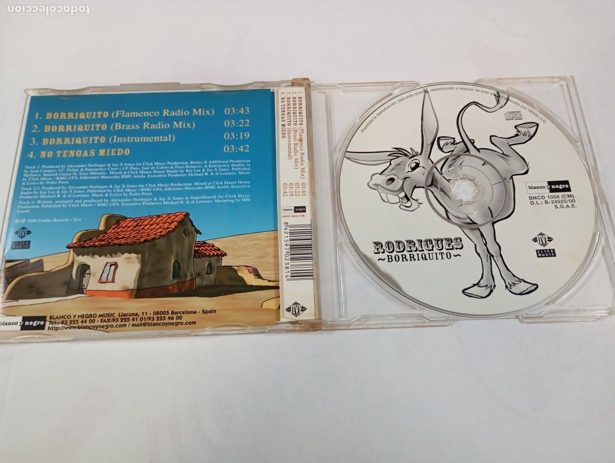CDs de m&uacute;sica: RODRIGUES - BORRIQUITO. CD. TDKCD144 - Foto 2