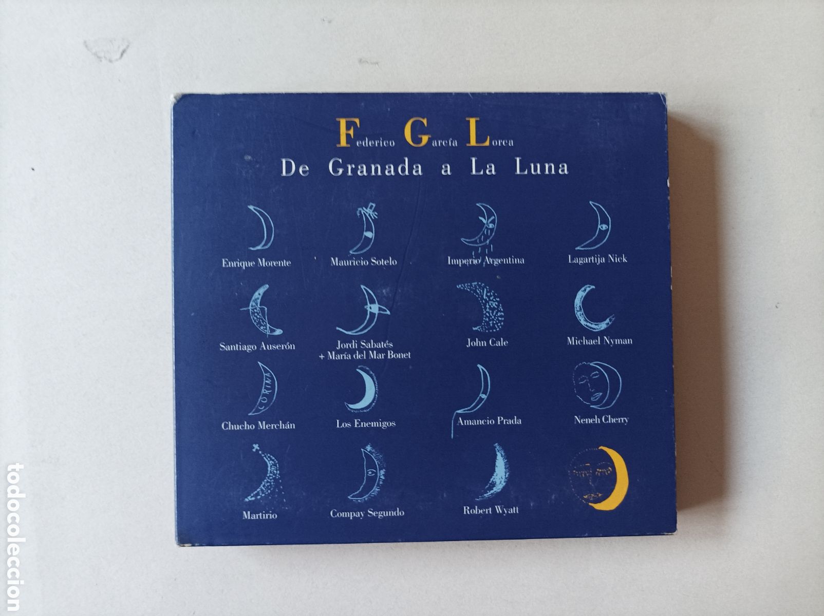 Music CDs: FEDERICO GARCIA LORCA 'DE GRANADA A LA LUNA' 2 CDS DIGIPACK + LIBRETO 60 p&aacute;ginas