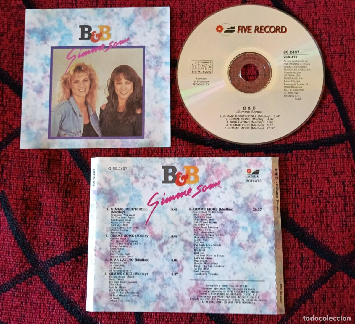 CDs de m&uacute;sica: B & B ** Gimme Some ** CD 1990 - Foto 1