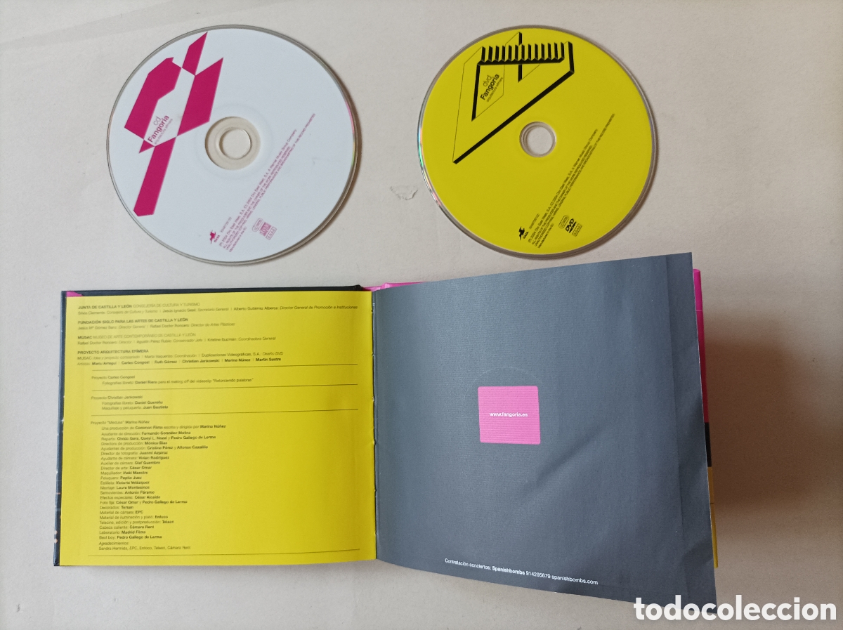 CDs de m&uacute;sica: FANGORIA - ARQUITECTURA EFIMERA - LIBRO CD + DVD - Foto 4