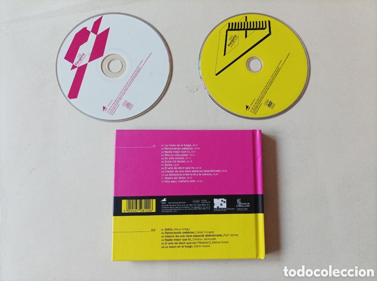 CDs de m&uacute;sica: FANGORIA - ARQUITECTURA EFIMERA - LIBRO CD + DVD - Foto 5