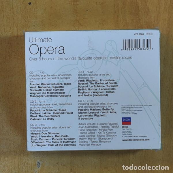 CDs de m&uacute;sica: VARIOS - ULTIMATE OPERA THE ESSENTIAL MASTERPIECES - CD - Foto 2