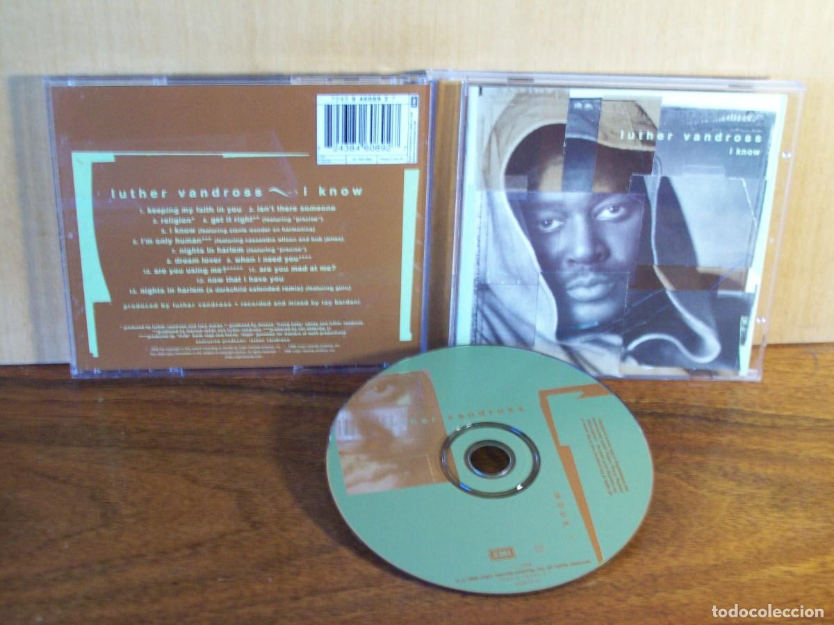 CDs de m&uacute;sica: LUTHER VANDROSS - I KNOW - CD - Foto 1