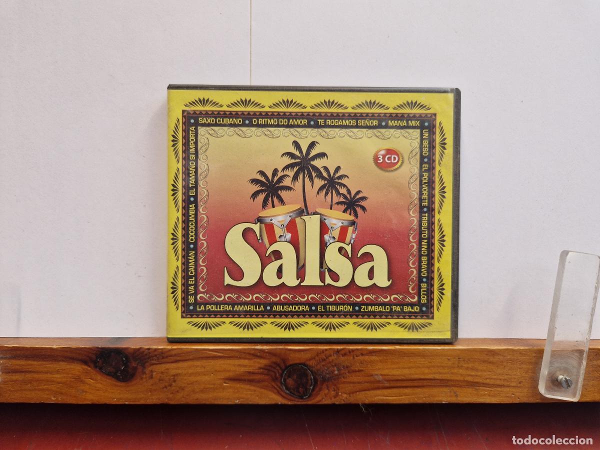 CDs de m&uacute;sica: CD. SALSA. LA POLLERA AMARILLA, ABUSADORA, EL TIBURON. - Foto 1