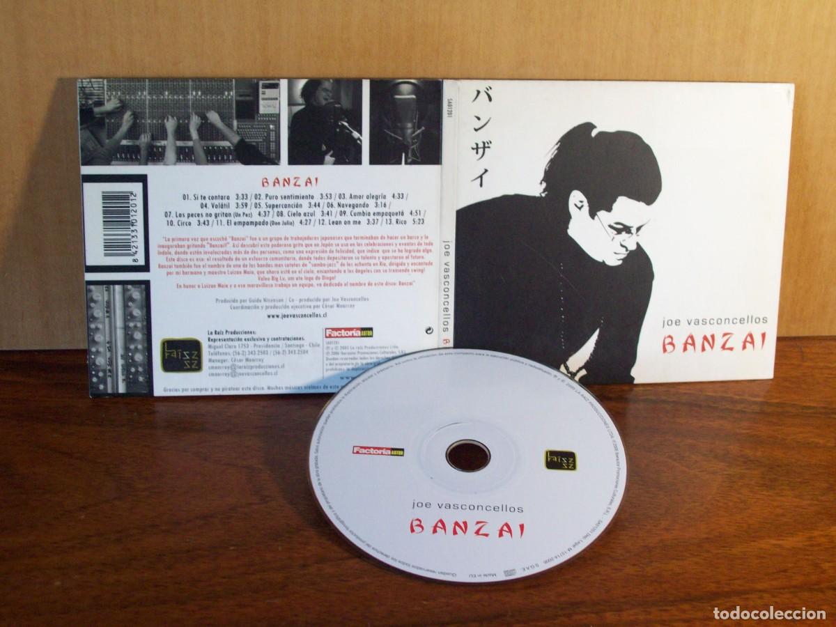 CDs de m&uacute;sica: JOE VASCONCELLOS - BANZAI - CD DIGIPACK - Foto 1
