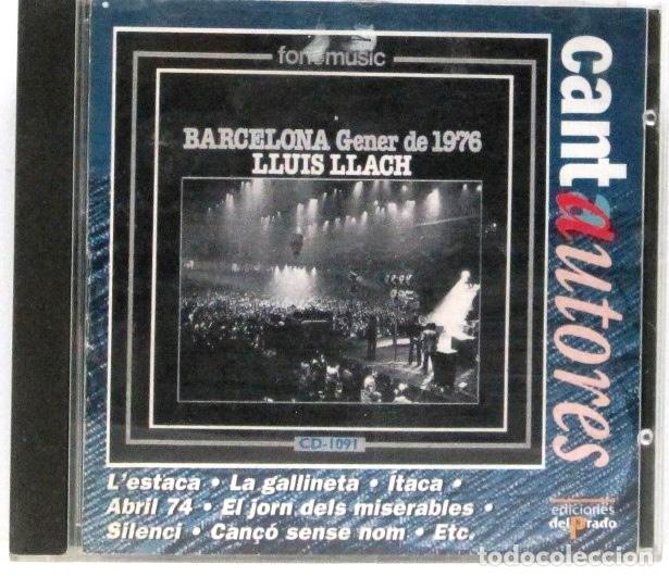 CDs de m&uacute;sica: LLUIS LLACH - BARCELONA GENER DE 1976 - CD - Foto 1