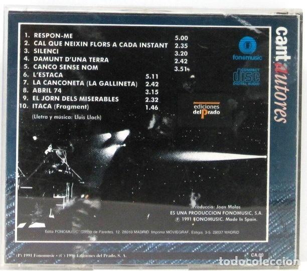 CDs de m&uacute;sica: LLUIS LLACH - BARCELONA GENER DE 1976 - CD - Foto 2