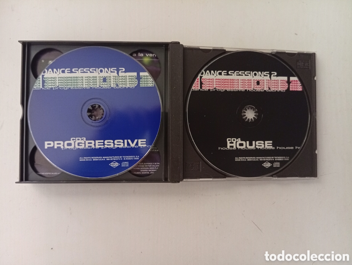 CDs de m&uacute;sica: CD cu&aacute;druple Dance Sessions 2 - Foto 4