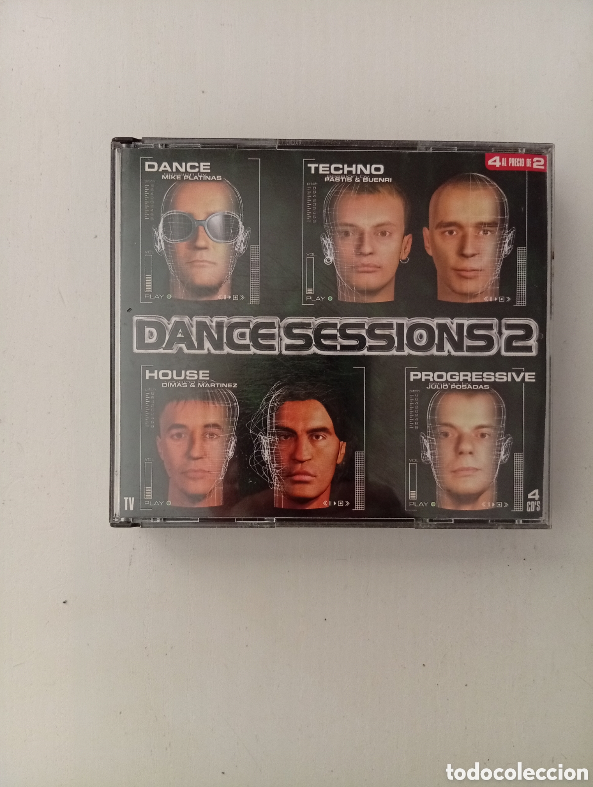 CDs de m&uacute;sica: CD cu&aacute;druple Dance Sessions 2 - Foto 1