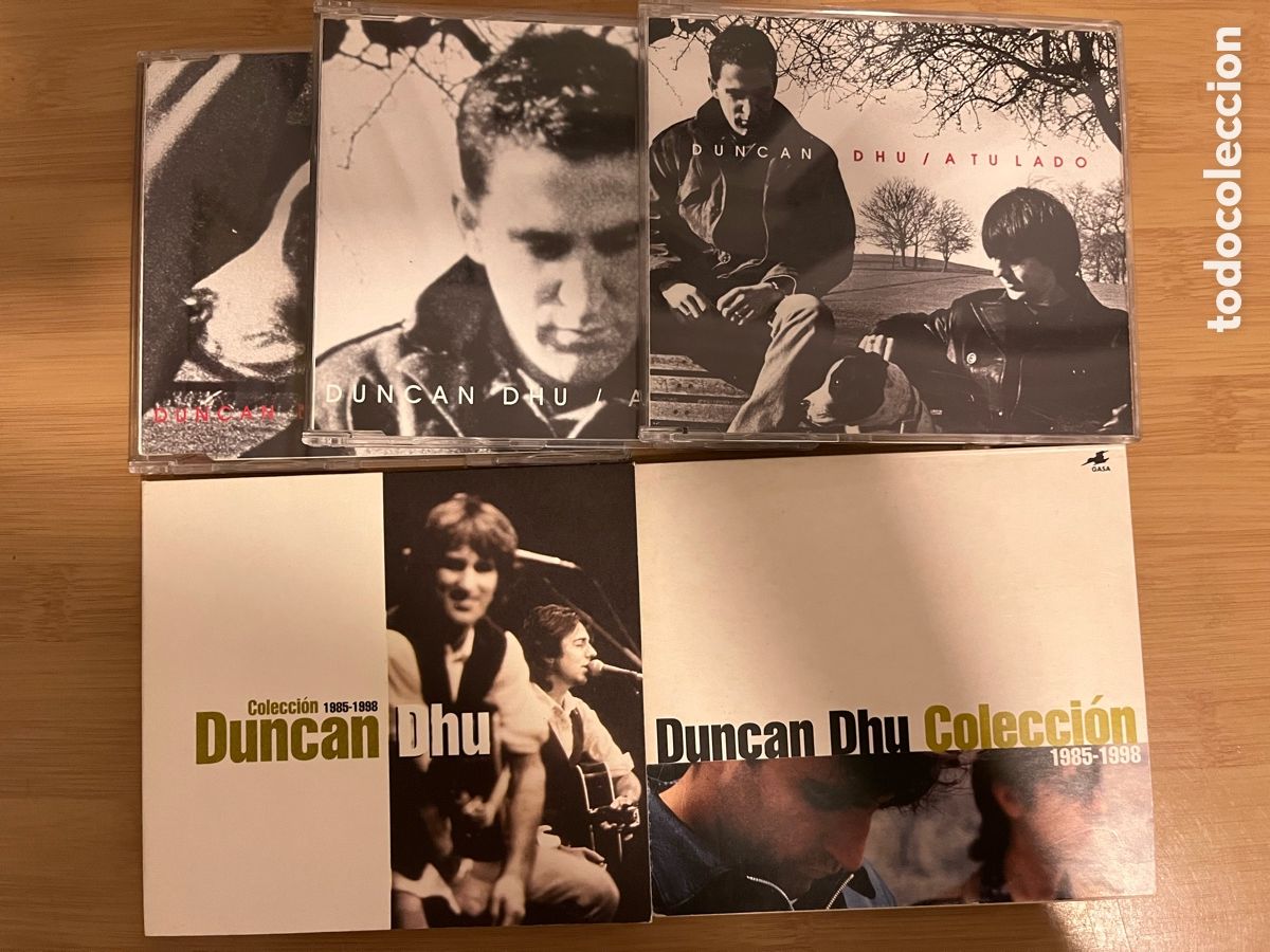 CDs de M&uacute;sica: DUNCAN DHU. A tu lado. Capricornio. A tientas. Colecci&oacute;n 1985-1998 (5 cds single)