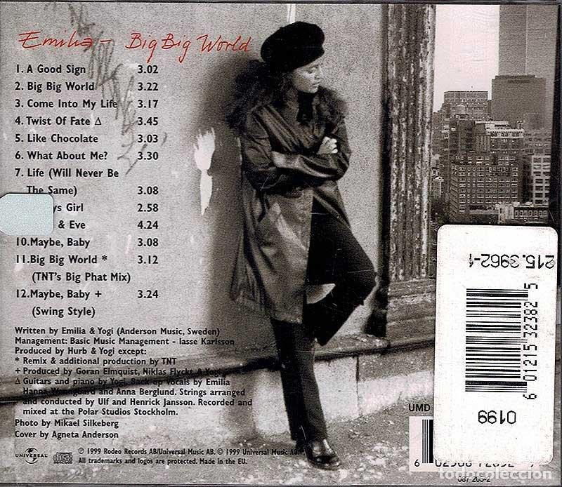 CDs de m&uacute;sica: Emilia - Big Big World. CD - Foto 2