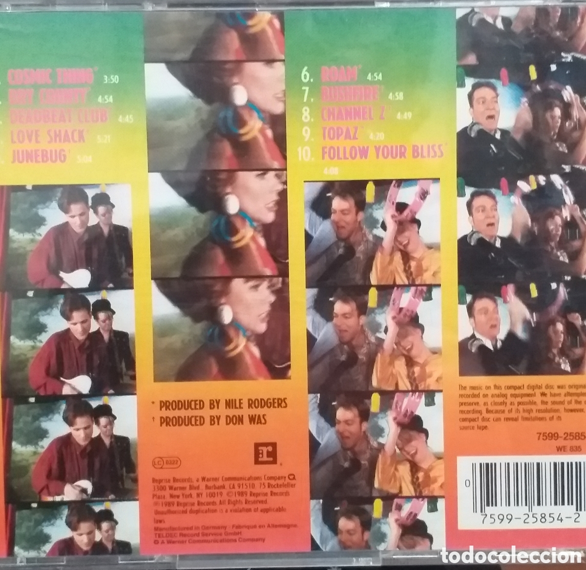 CDs de m&uacute;sica: The B-52s - Cosmic Thing - Foto 3