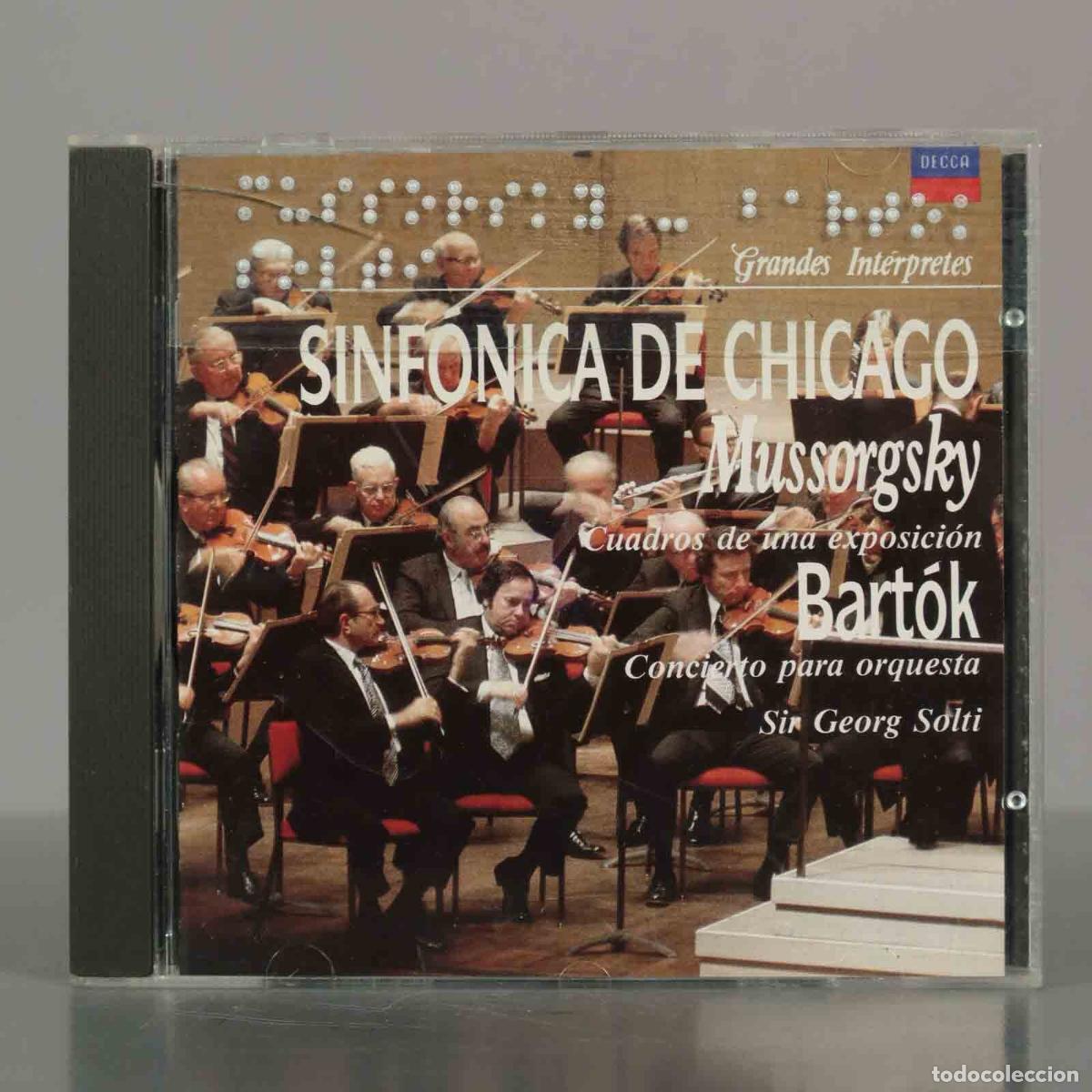 CD de M&uacute;sica: CD. SINFONICA DE CHICAGO Mussorgsky Cuadros de una exposici&oacute;n Bart&oacute;k Concierto para orquesta Sir Geo