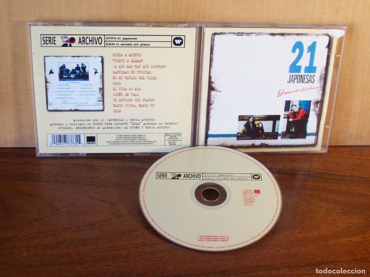CDs de m&uacute;sica: 21 JAPONESAS - EL MERCADO DEL PLACER - CD - Foto 1