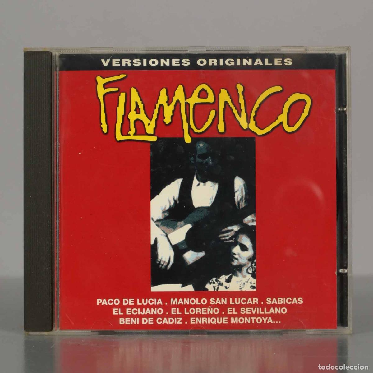 CDs de M&uacute;sica: CD. VERSIONES ORIGINALES FLAMENCO PACO DE LUCIA. MANOLO SAN LUCAR. SABICAS EL ECIJANO. EL LORE&Ntilde;O. E