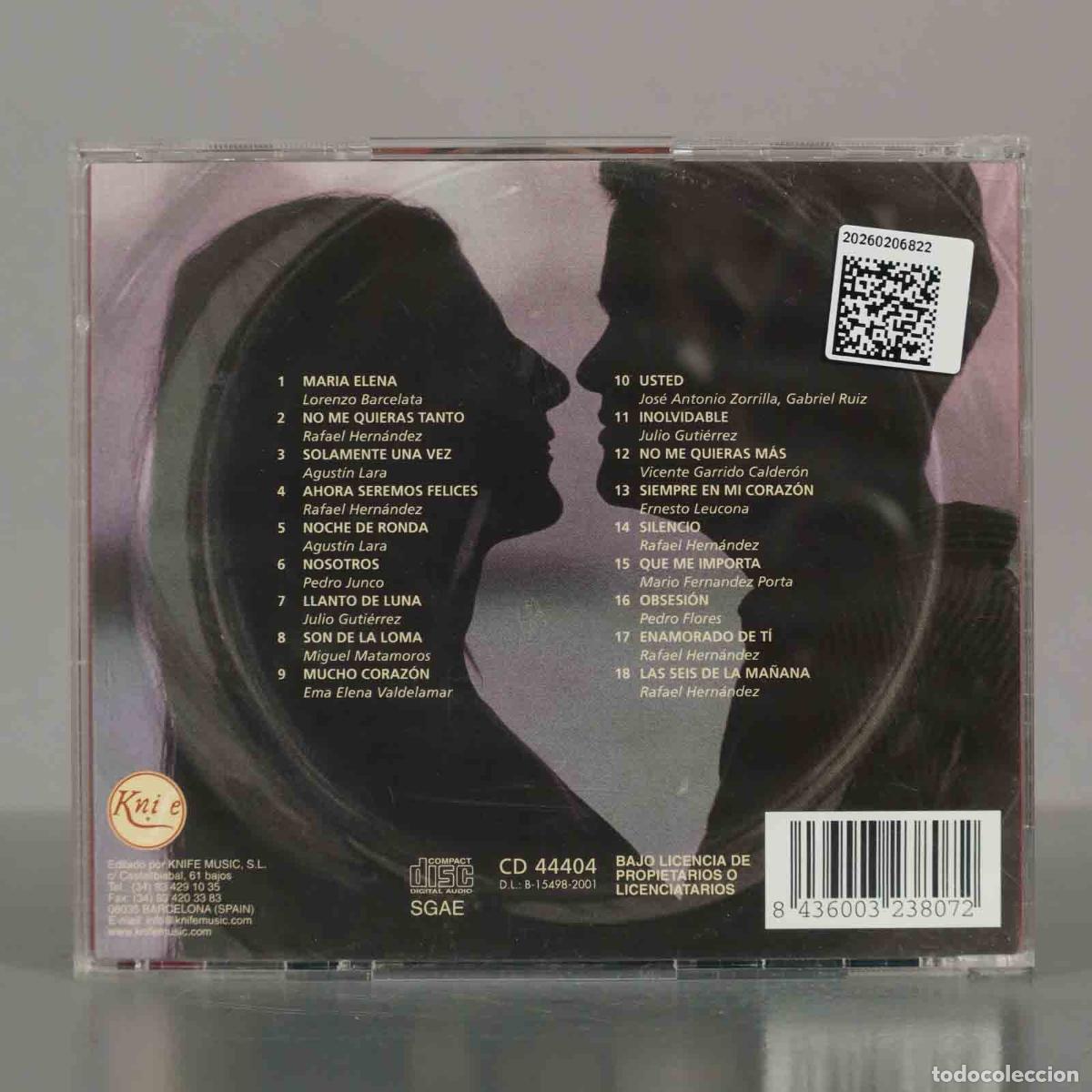 CDs de m&uacute;sica: CD. Inolvidable - Boleros - Foto 2