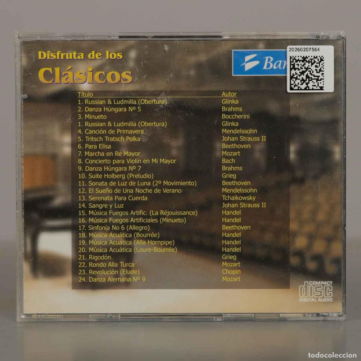 CDs de m&uacute;sica: CD. Disfruta de los Cl&aacute;sicos. PRECINTADO. - Foto 2