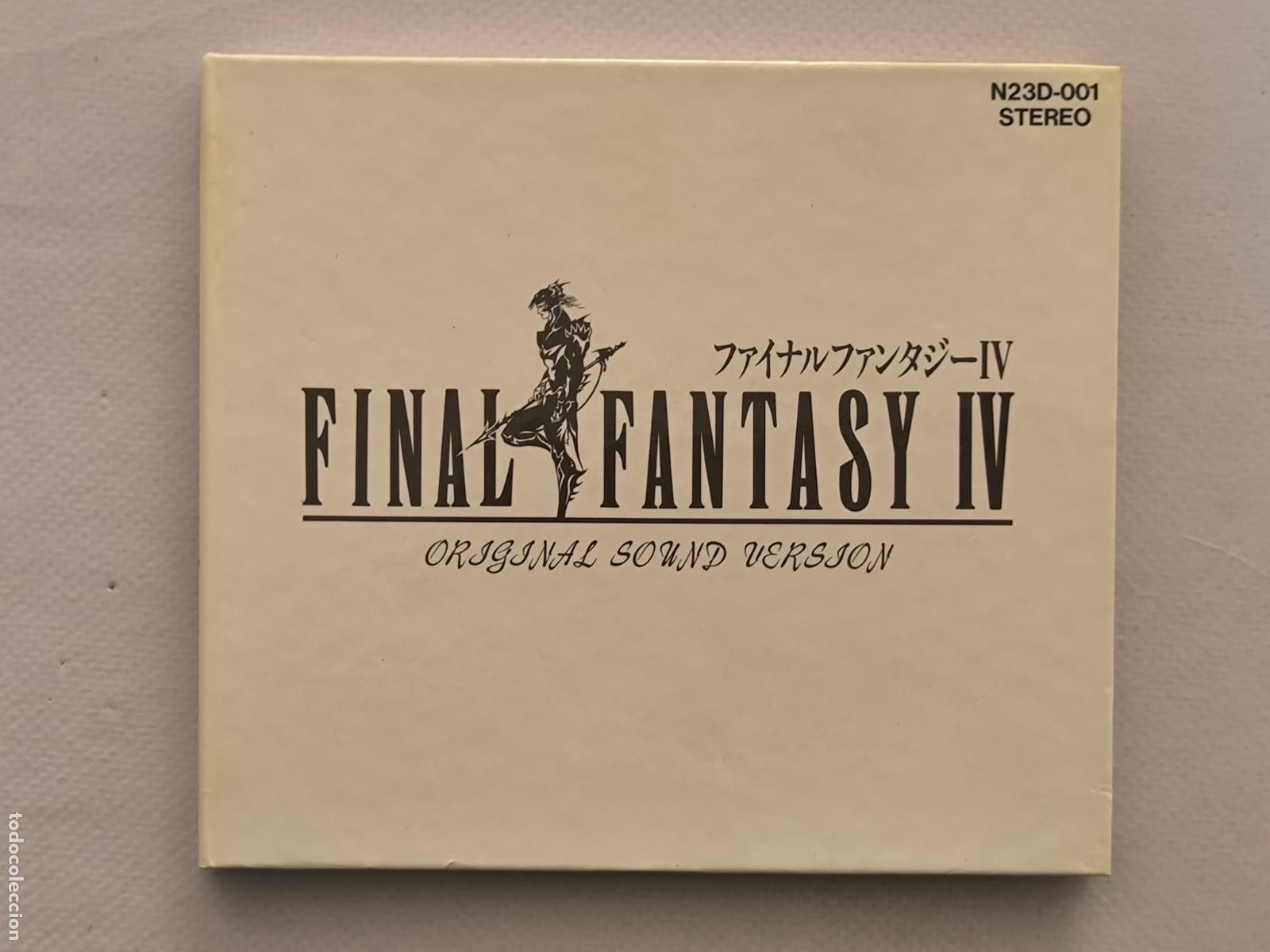 CDs de M&uacute;sica: CD BSO FINAL FANTASY IV ORIGINAL SOUND VERSION - ORIGINAL SOUNTRACK / OST - 1991 - JAPONES (5Q)