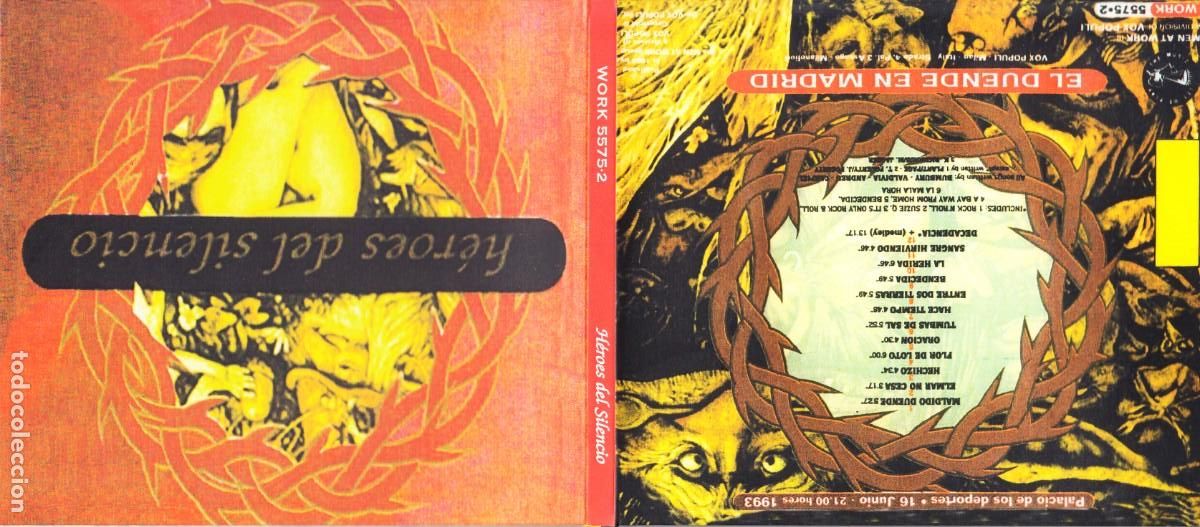 CDs de m&uacute;sica: HEROES DEL SILENCIO. EL DUENDE EN MADRID. CD. - Foto 3