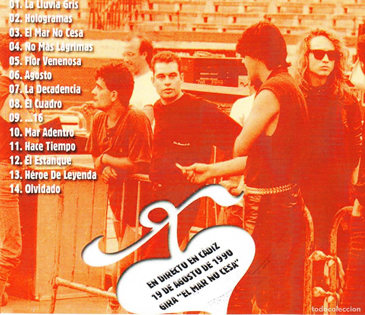 CDs de m&uacute;sica: HEROES DEL SILENCIO. CADIZ 1990. CD. - Foto 2
