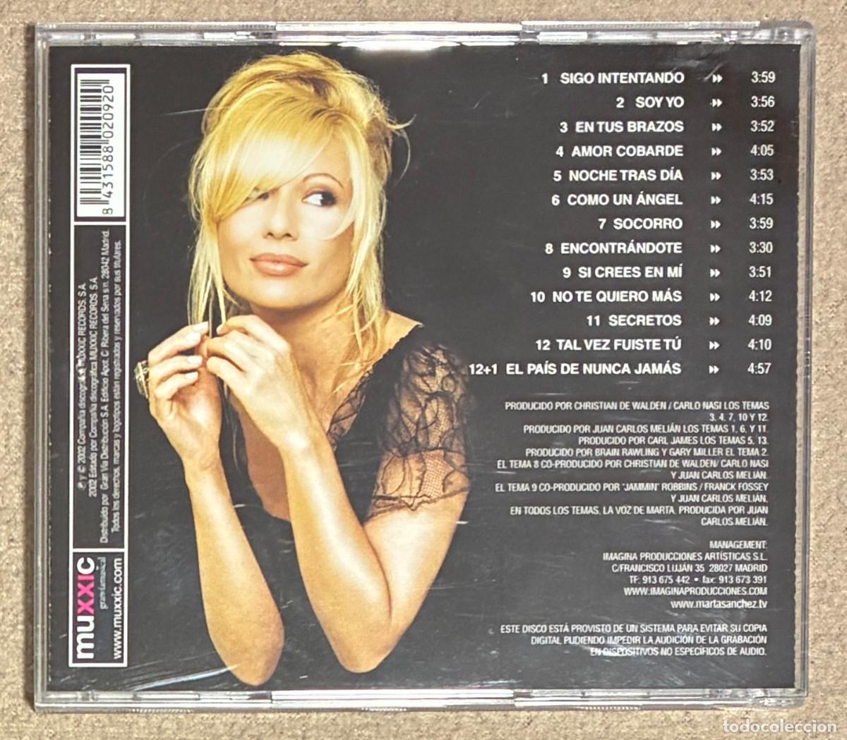CDs de m&uacute;sica: Marta S&aacute;nchez. Soy Yo (1071CD) - Foto 2