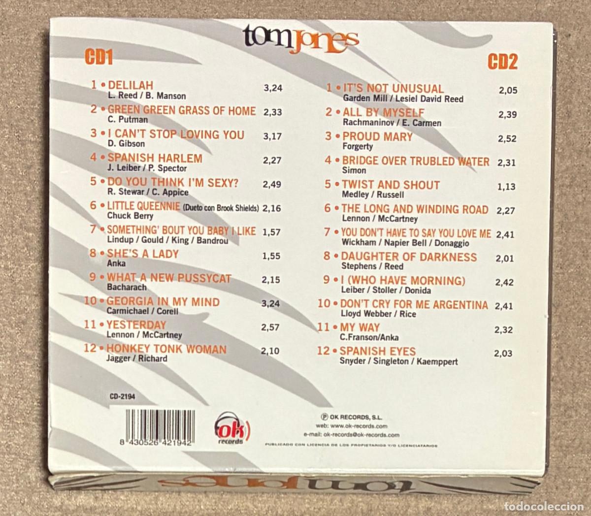 CDs de m&uacute;sica: 2 Cds. Tom Jones (1067CD) - Foto 2