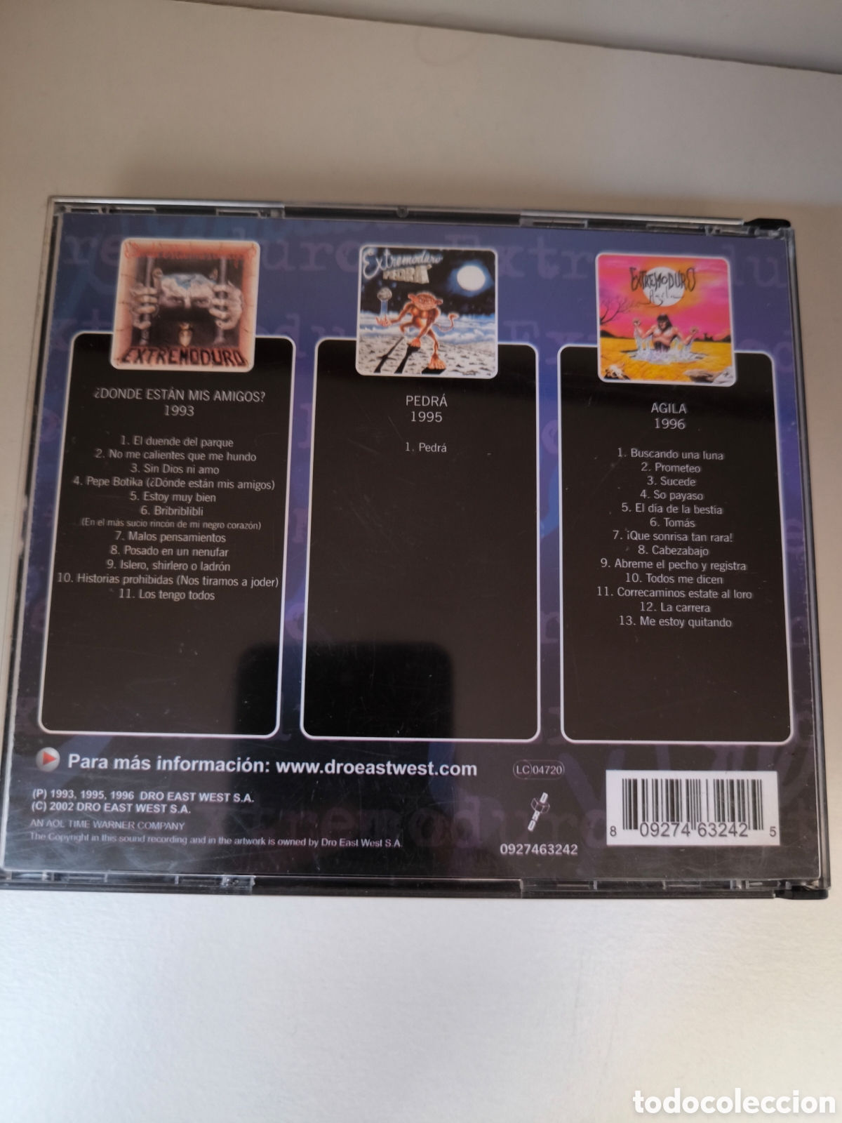 CDs de m&uacute;sica: 3cds Extremoduro. Discograf&iacute;a B&aacute;sica - Foto 2