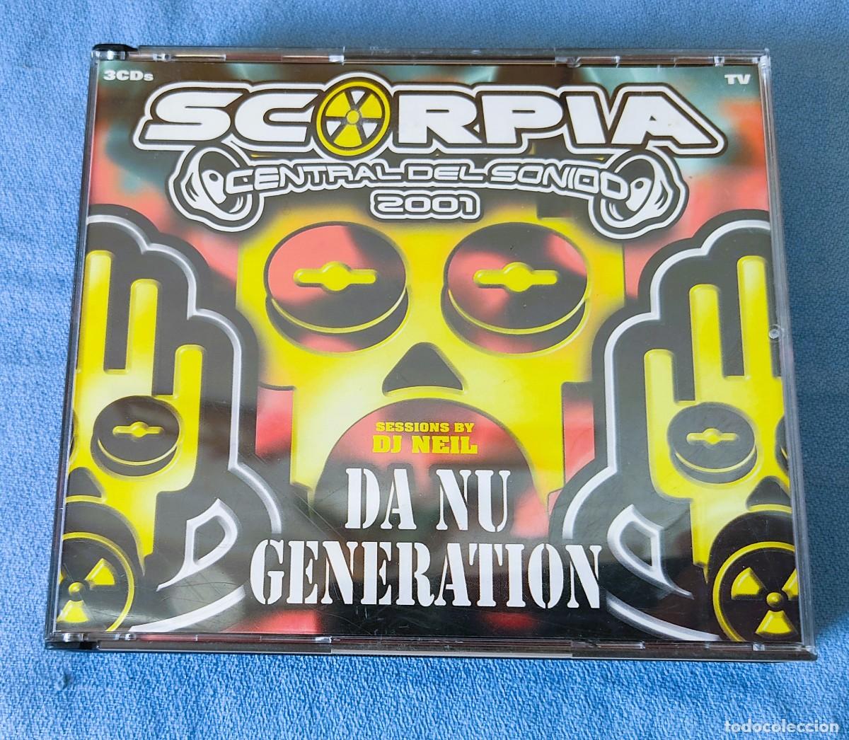 CDs de m&uacute;sica: 3 CD SCORPIA CENTRAL DEL SONIDO 2001 DA NU GENERATION - Foto 1