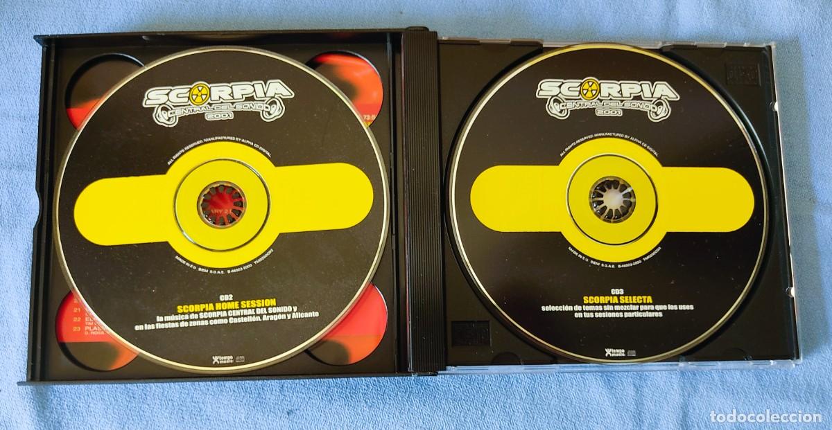 CDs de m&uacute;sica: 3 CD SCORPIA CENTRAL DEL SONIDO 2001 DA NU GENERATION - Foto 4