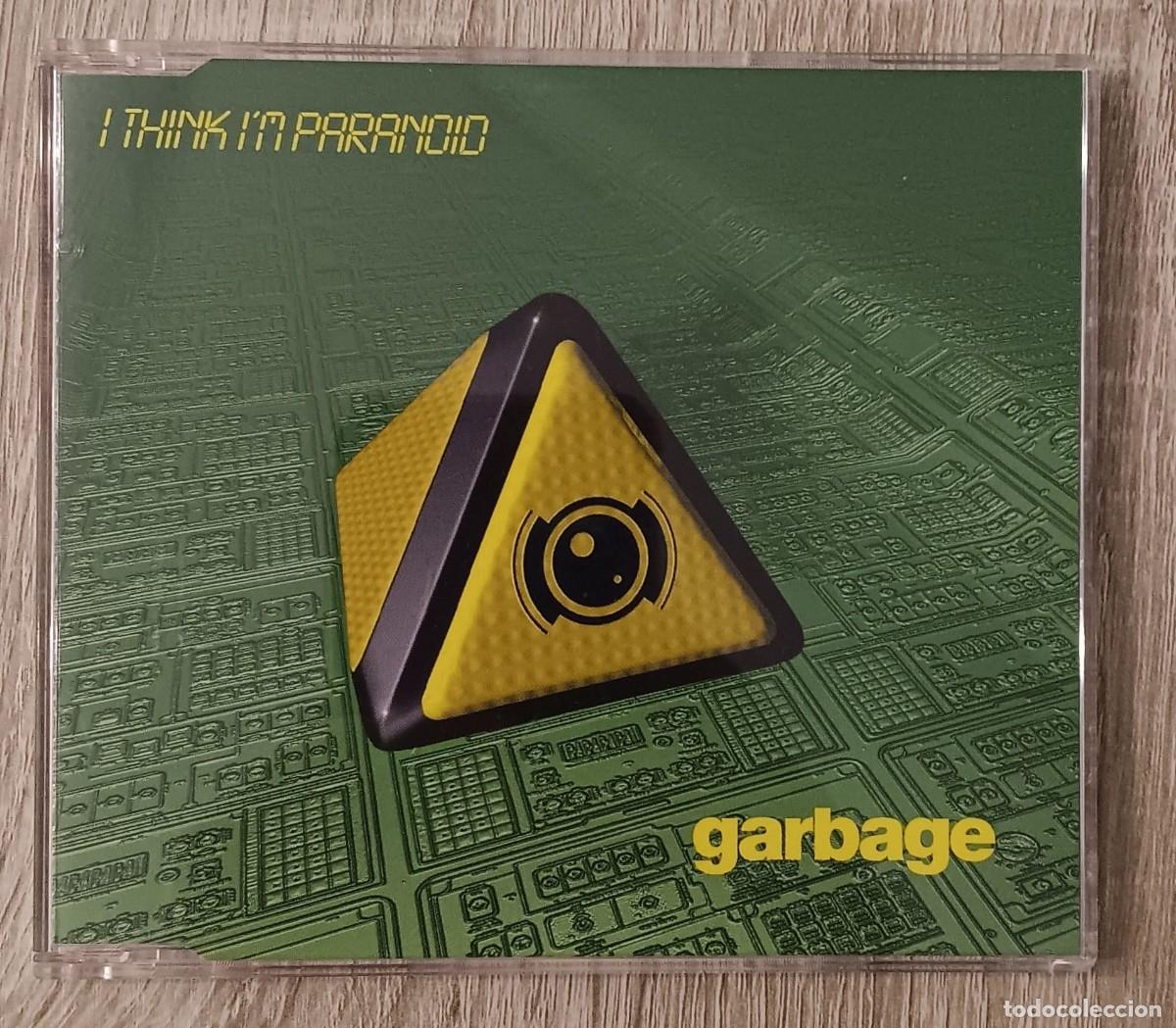 CDs de m&uacute;sica: CD SINGLE MAXI GARBAGE I THINK IN PARANOID - Foto 1