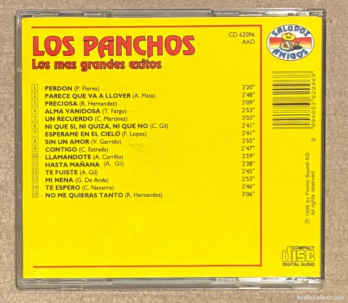 CDs de m&uacute;sica: Los Panchos. Los mas grandes exitos (1063CD) - Foto 2
