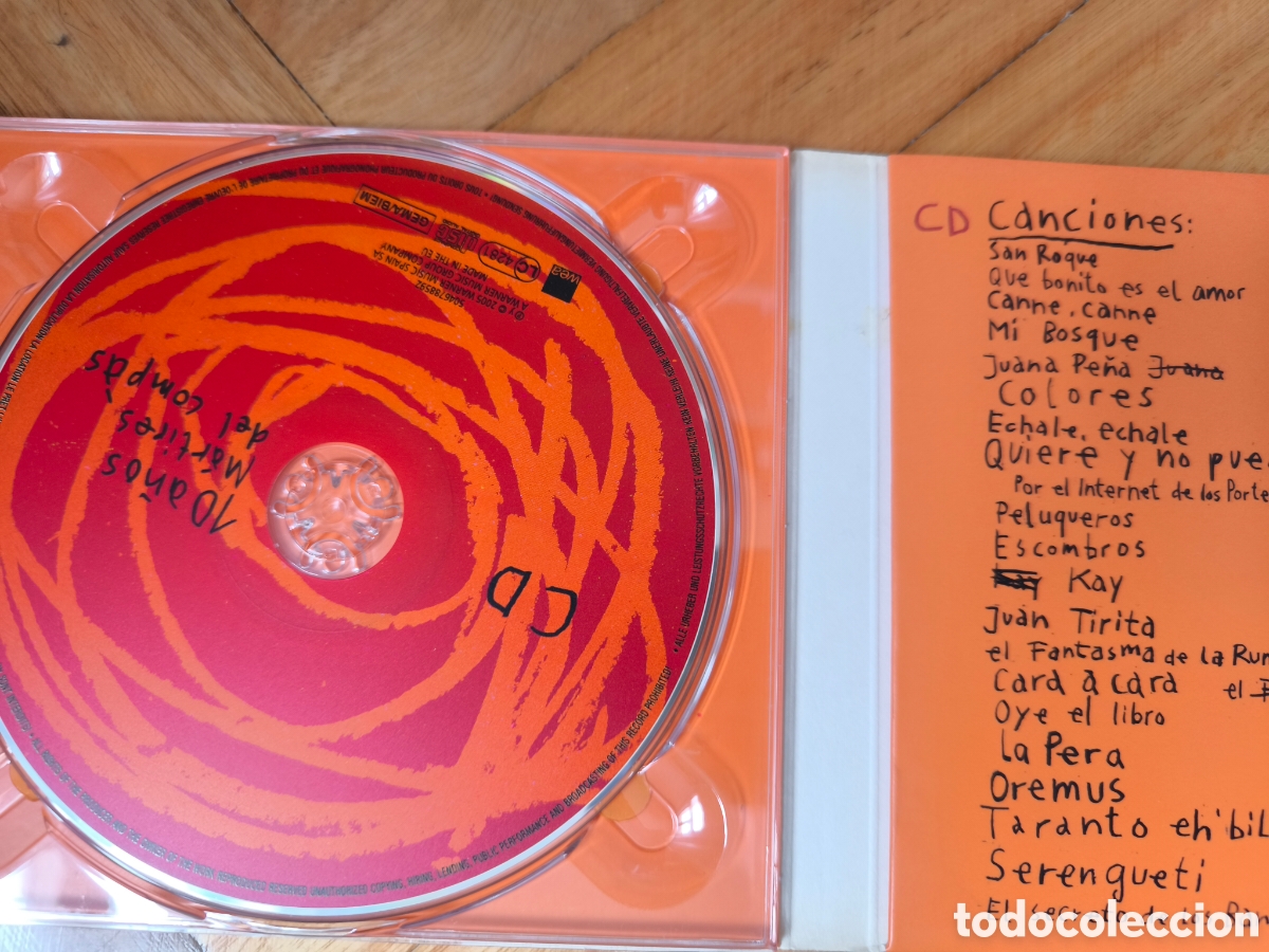 CDs de m&uacute;sica: CD+DVD M&aacute;rtires del Comp&aacute;s. 10 a&ntilde;os - Foto 3