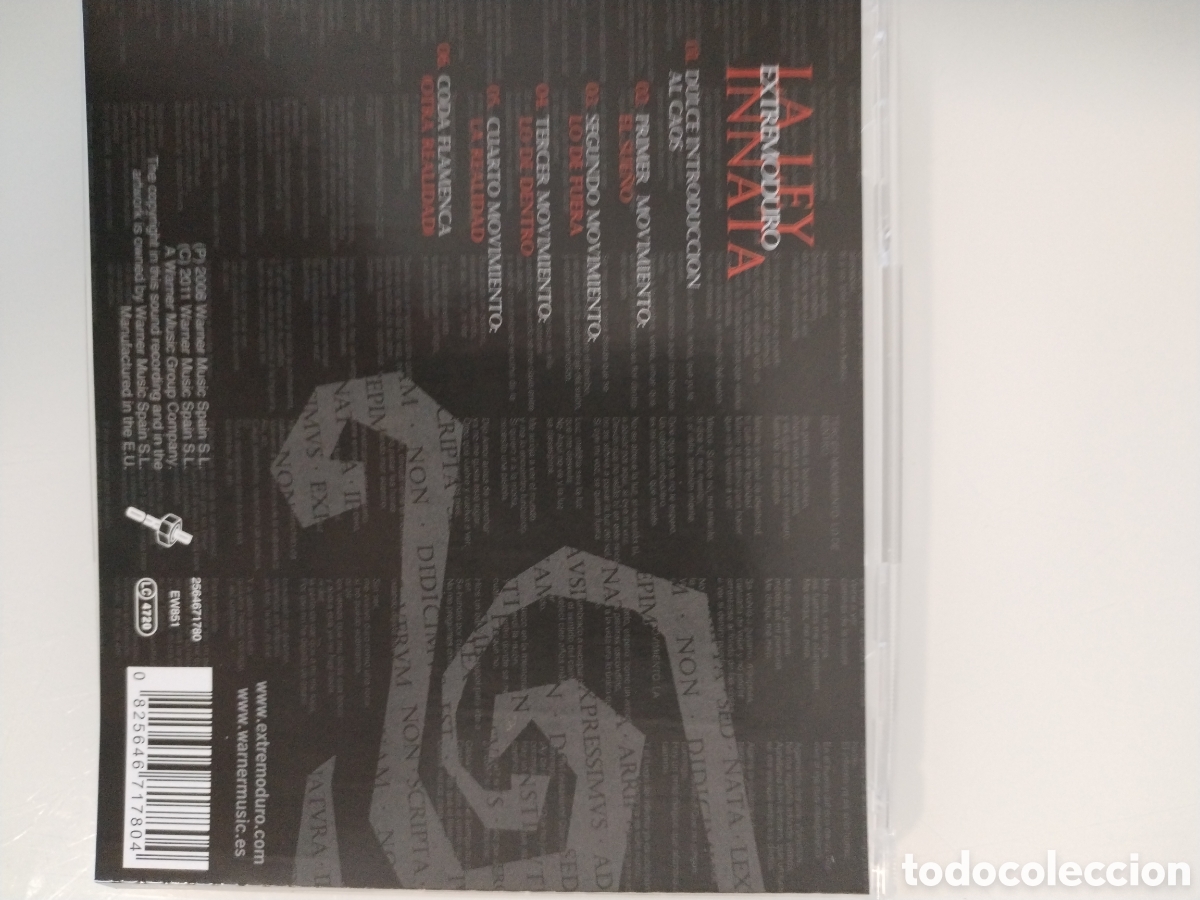 CDs de m&uacute;sica: EXTREMODURO. La ley innata, CD - Foto 2