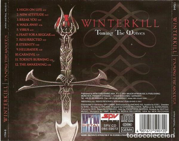 CDs de m&uacute;sica: Winterkill &ndash; Taming The Wolves - CD - Foto 2