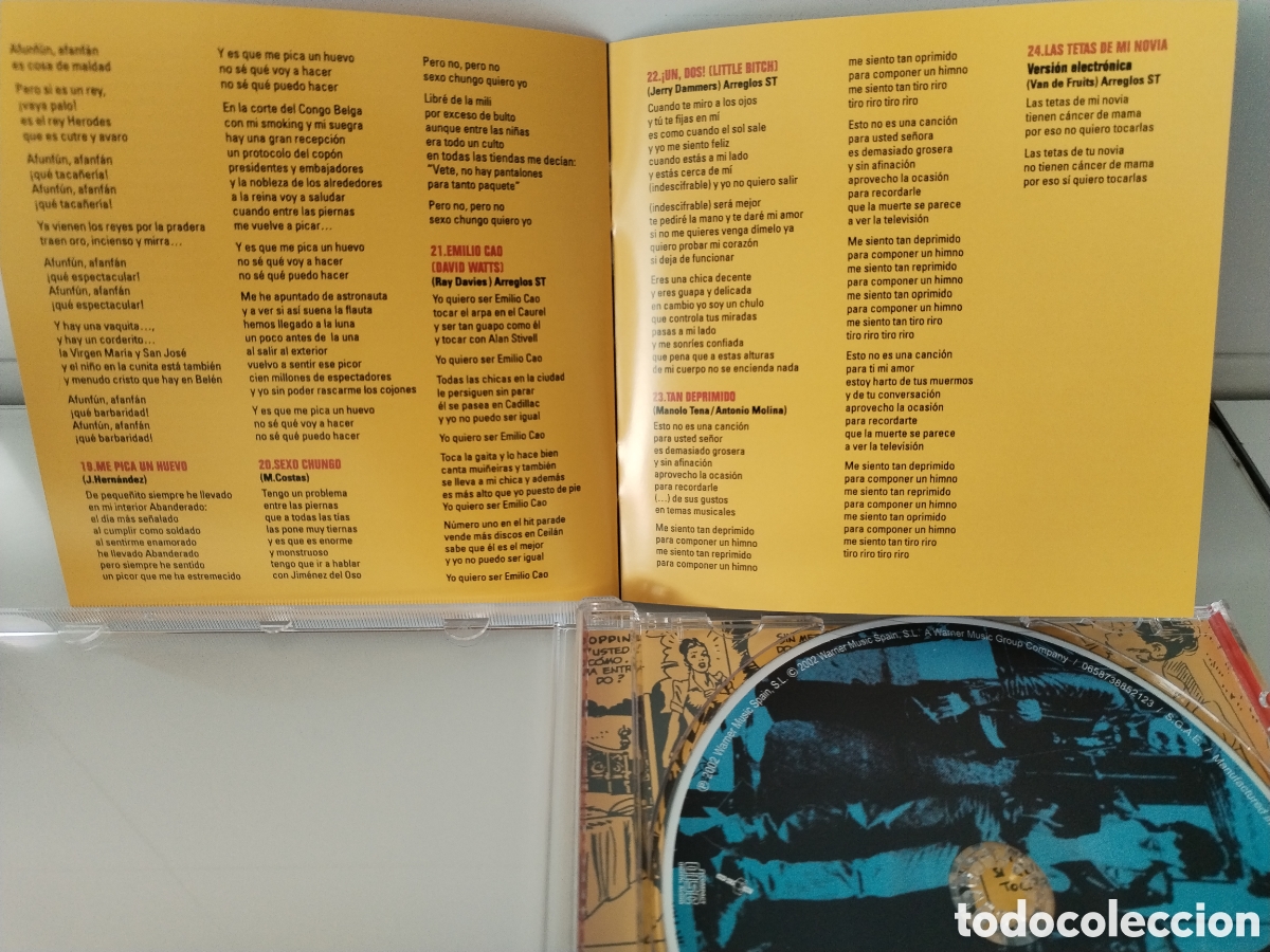 CDs de m&uacute;sica: SINIESTRO TOTAL, Cuando se come aqu&iacute;?, CD - Foto 13