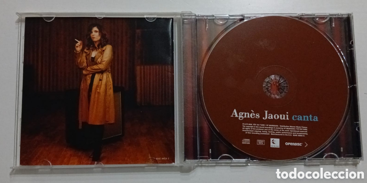 CDs de m&uacute;sica: Agn&egrave;s Jaoui - Canta (2006) - Foto 3