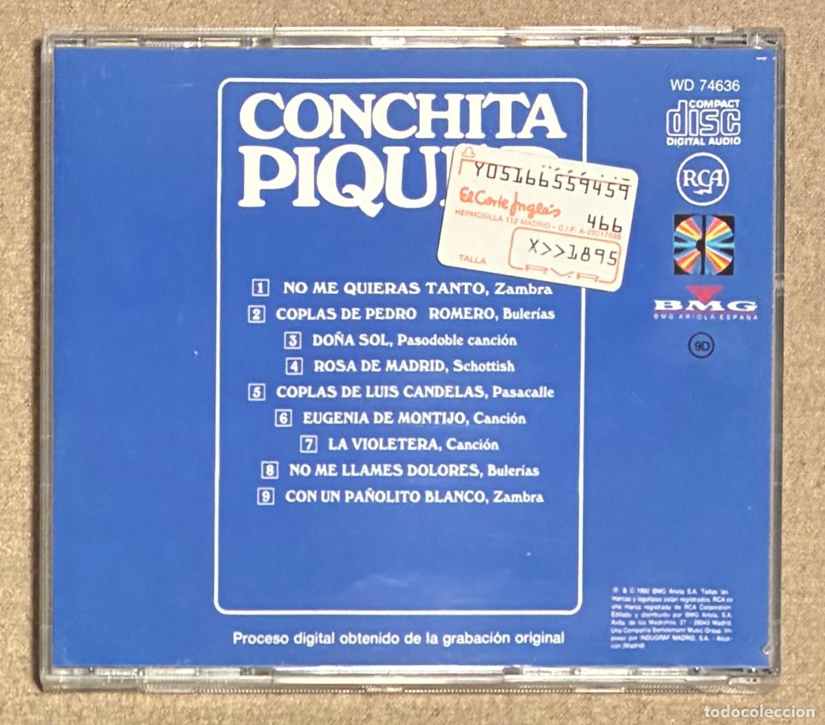 CDs de m&uacute;sica: Conchita Piquer (1059CD) - Foto 2