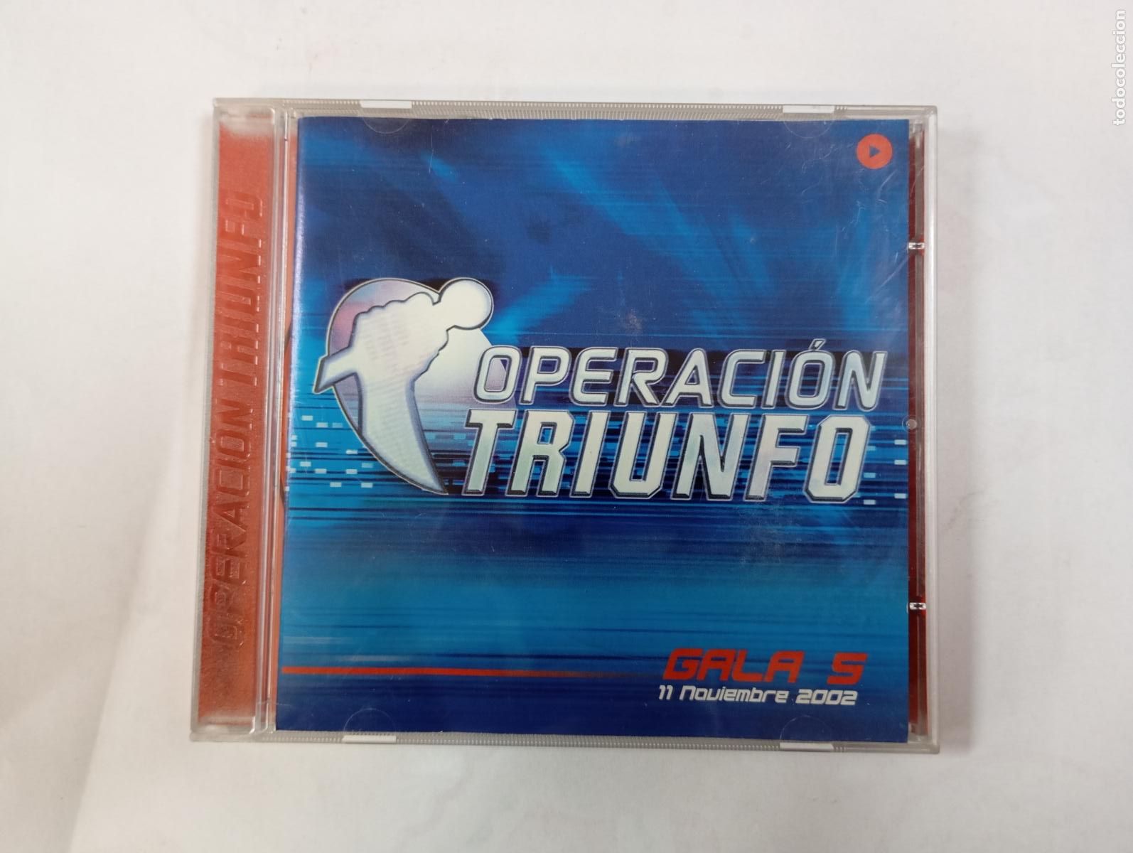 CDs de M&uacute;sica: OPERACI&Oacute;N TRIUNFO GALA 5. 11 NOVIEMBRE 2002. CD. TDKV145