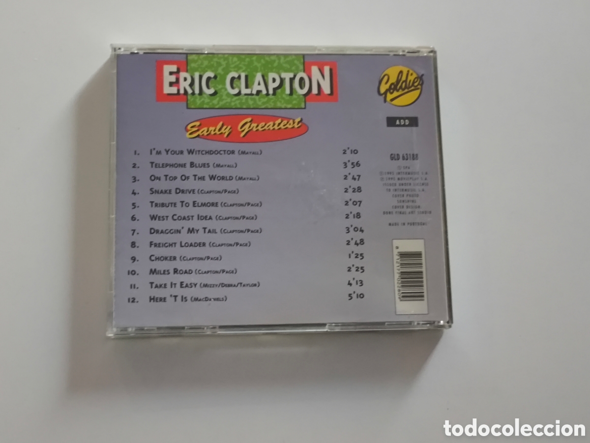 CDs de m&uacute;sica: Eric Clapton - Early greatest - Foto 2