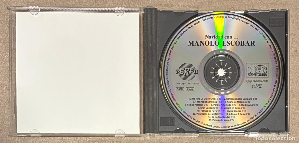 CDs de m&uacute;sica: Manolo Escobar. Canta la Navidad (1040CD) - Foto 3