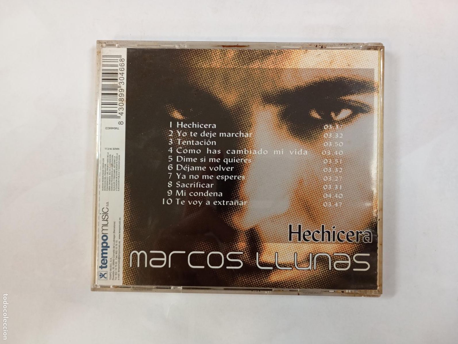 CDs de m&uacute;sica: MARCOS LLUNAS. HECHICERA. CD. TDKV145 - Foto 3