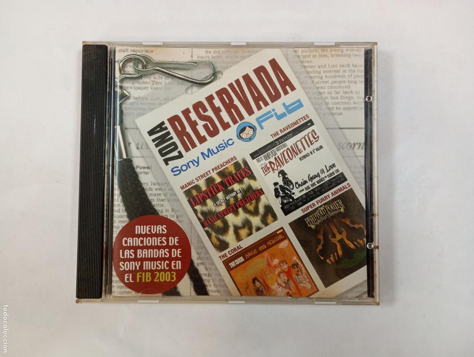 CDs de M&uacute;sica: ZONA RESERVADA Sony music FIB 2003 CD TDKV145