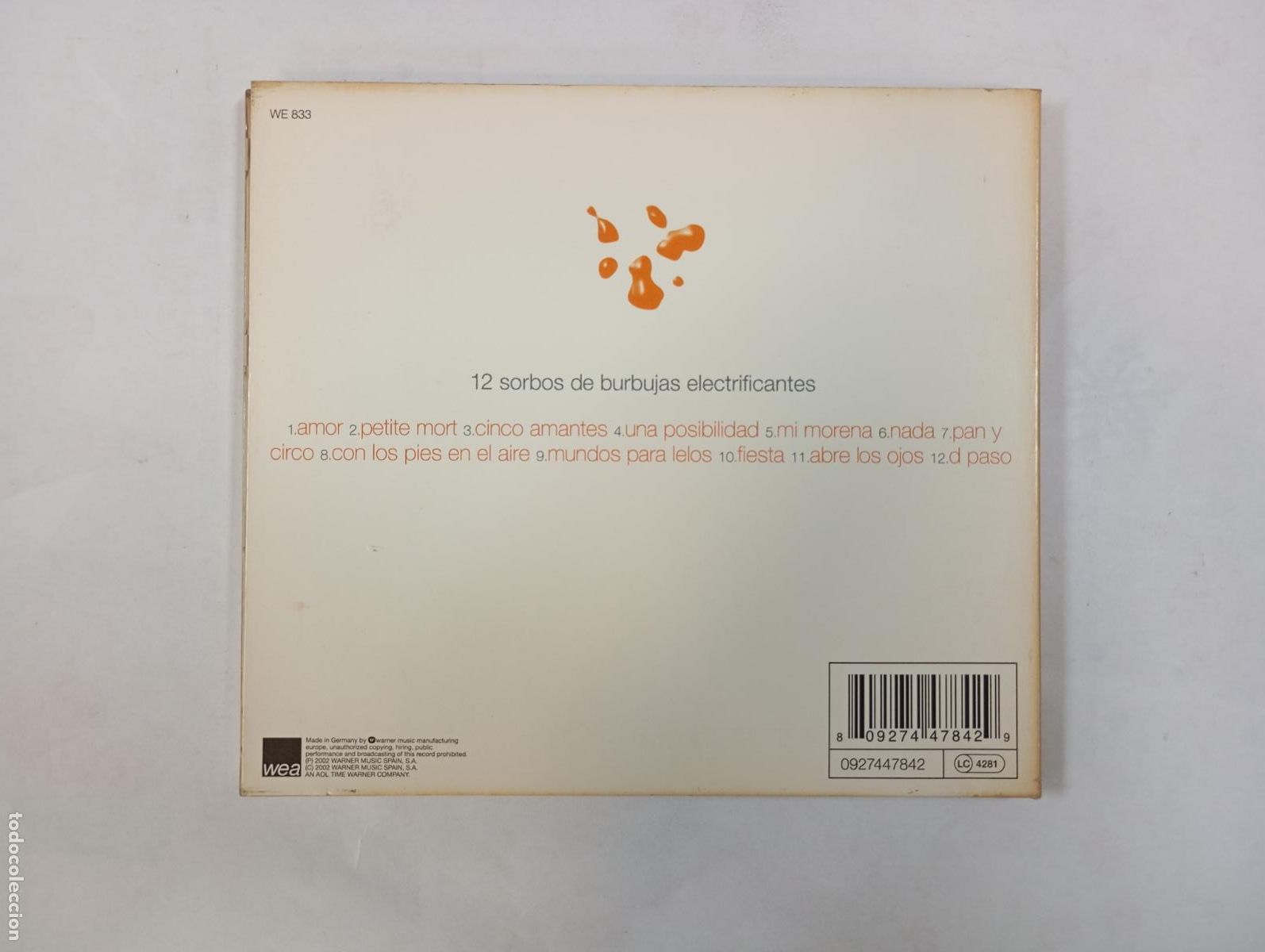 CDs de m&uacute;sica: LA NARANJA CHINA. CD. TDKV145 - Foto 3