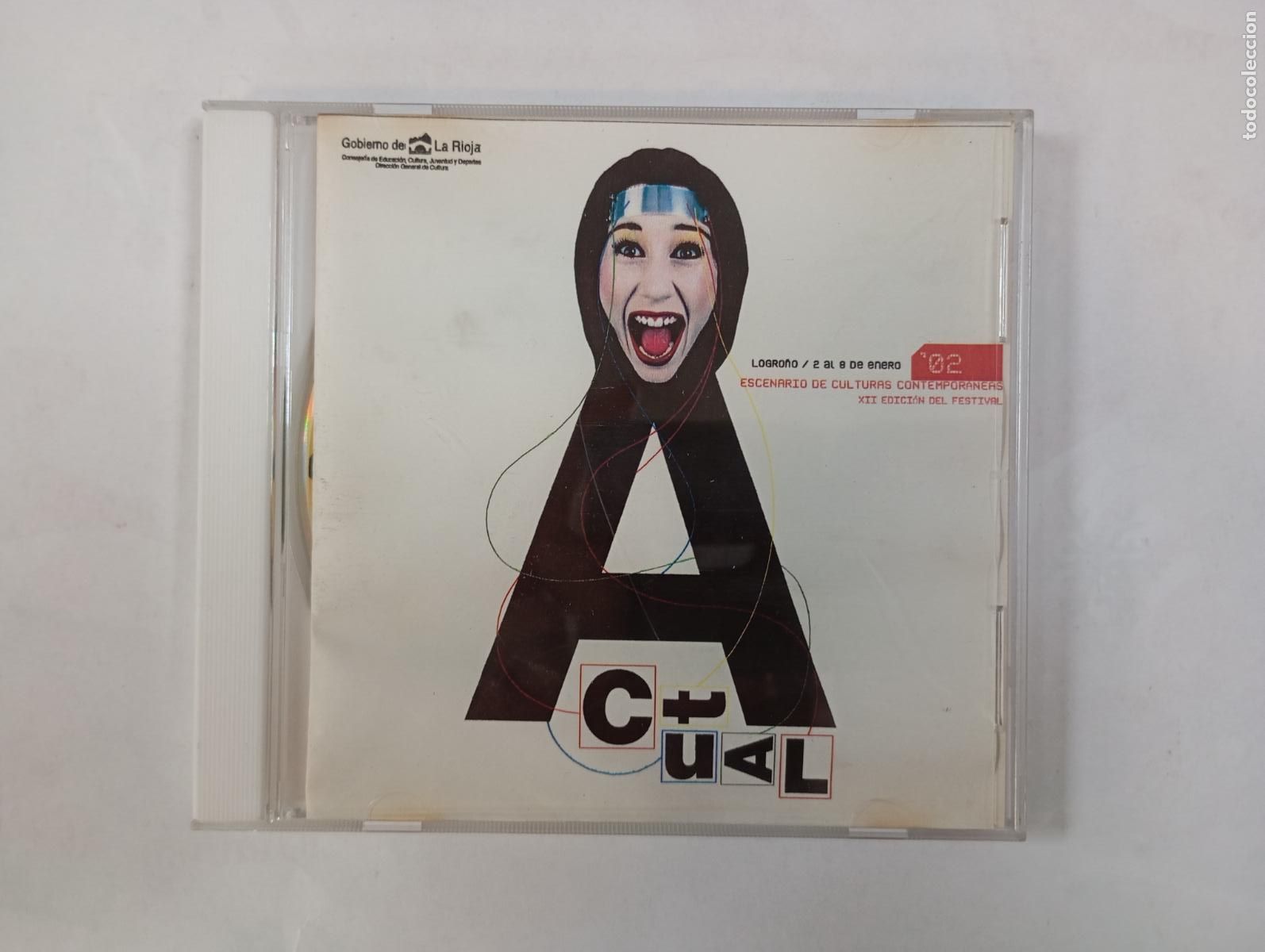 CDs de M&uacute;sica: ACTUAL. LA RIOJA. LOGRO&Ntilde;O ENERO 2002 ESCENARIO DE CULTURAS CONTEMPOR&Aacute;NEAS. XII EDICI&Oacute;N. CD. TDKV145