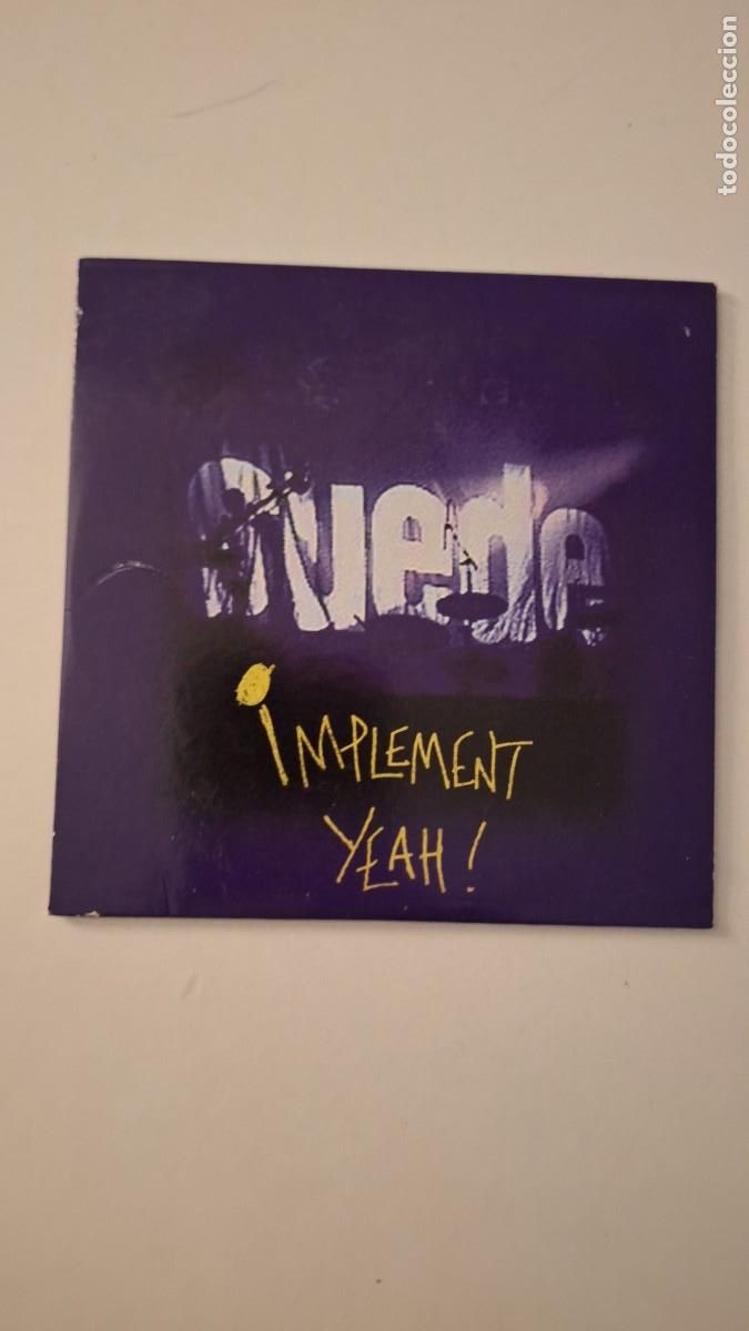 Suede &lrm;&ndash; Implement Yeah! cd promocional