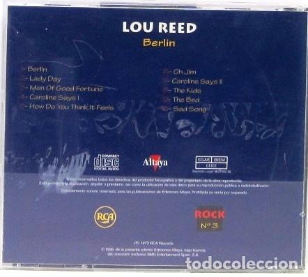 CDs de m&uacute;sica: LOU REED - BERLIN - CD - Foto 2