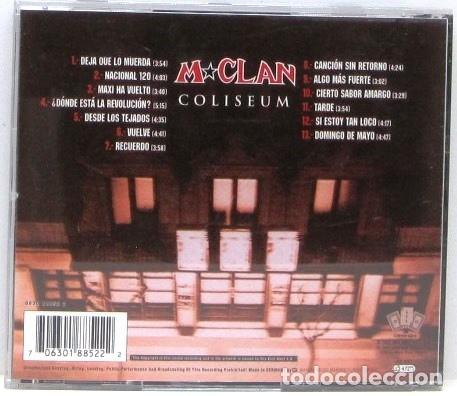 CDs de m&uacute;sica: M CLAN - COLISEUM - CD - Foto 2