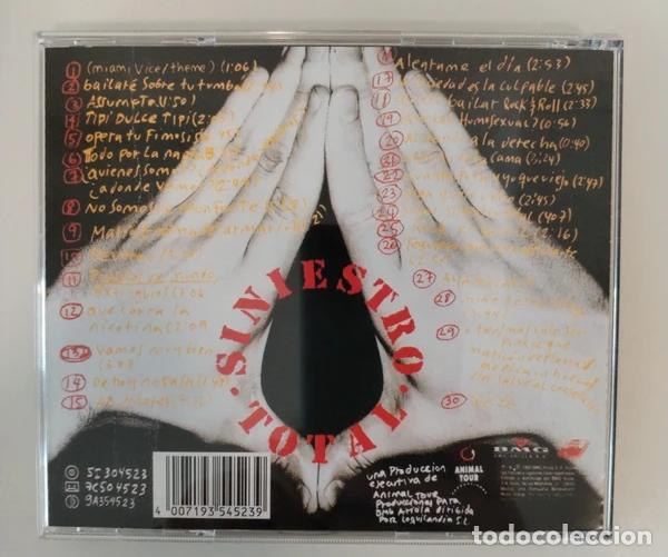 CDs de m&uacute;sica: SINIESTRO TOTAL, Directo de 1991, CD - Foto 2