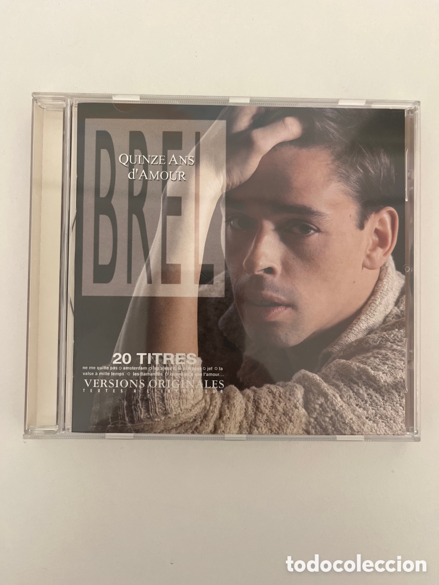 CDs de m&uacute;sica: Quinze ans d&rsquo;amour. Brel - Foto 1