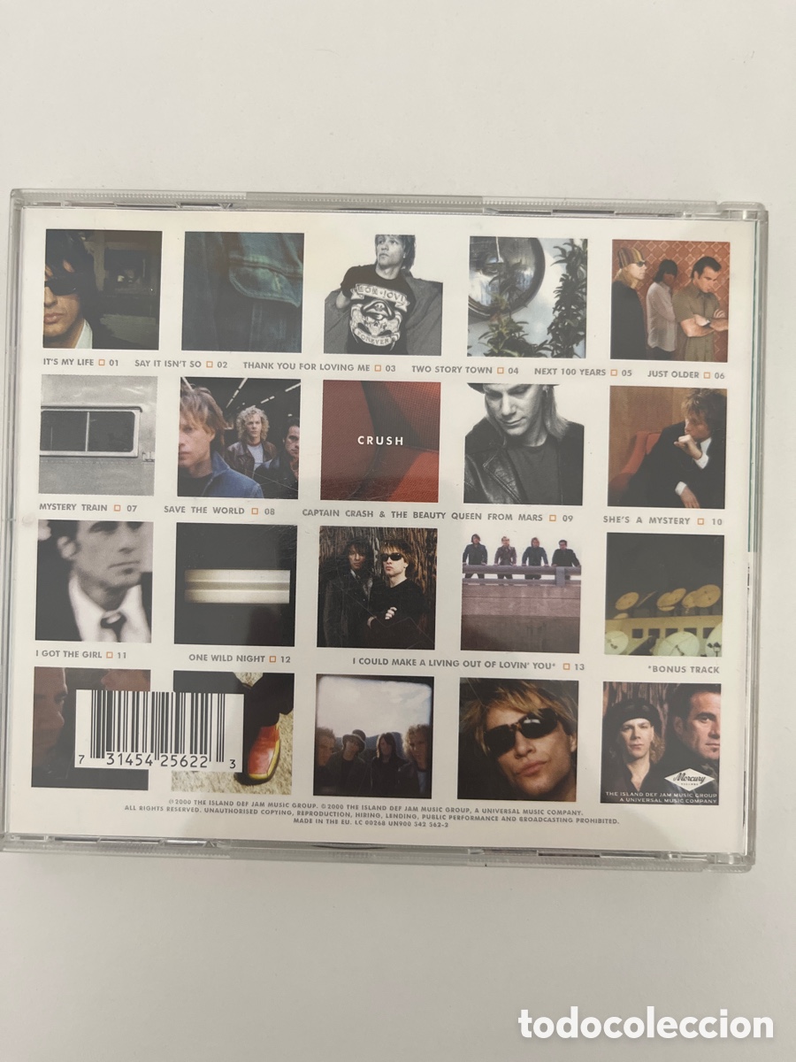 CDs de m&uacute;sica: Crush. Jon Bon Jovi. - Foto 2